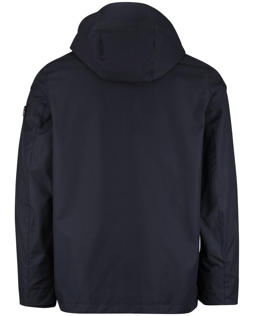 Zomerjas donkerblauw New Zealand waterdicht afneembare capuchon