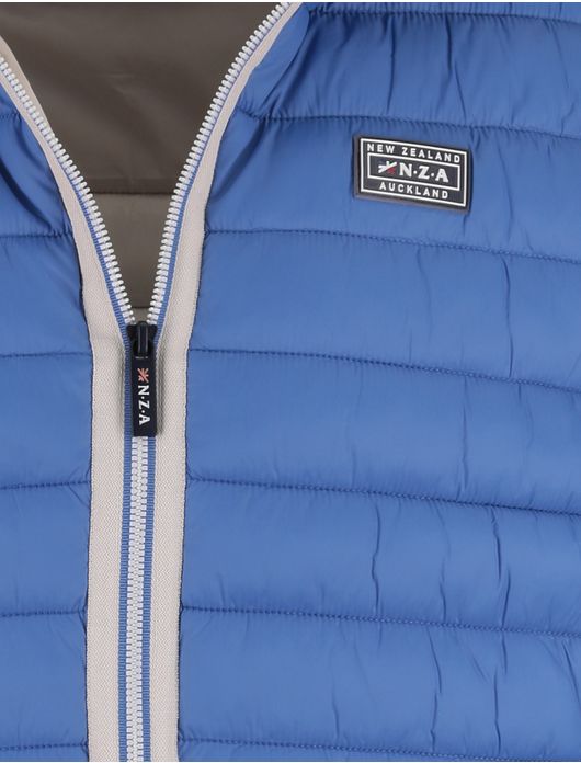 NZA bodywarmer blauw gewatteerd