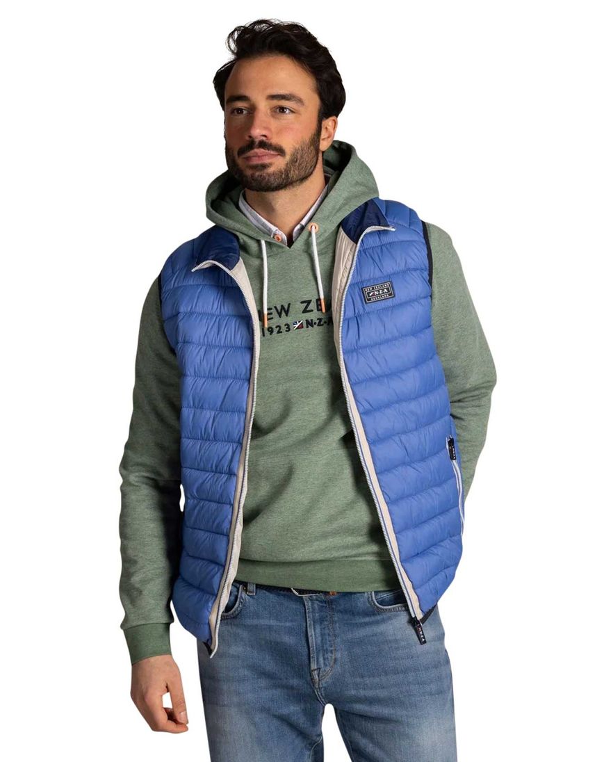 Bodywarmer blauw New Zealand polyamide