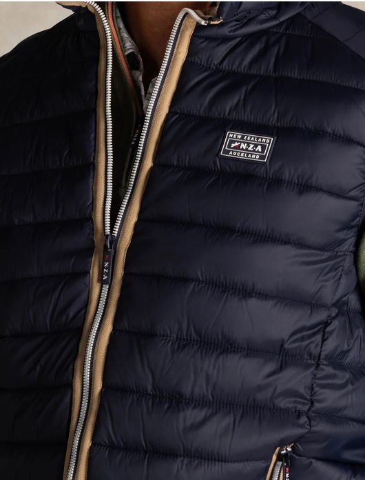 NZA Bodywarmer donkerblauw gewat.