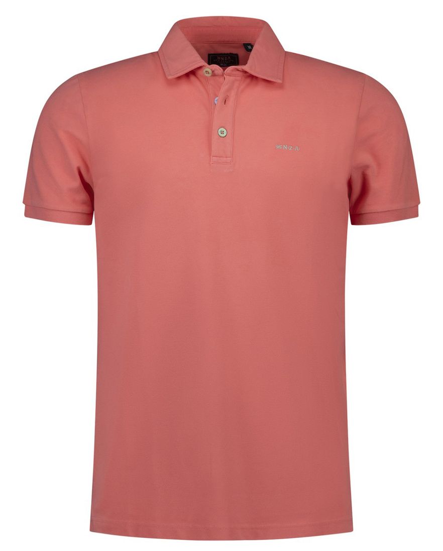 Roze poloshirt New Zealand normale fit