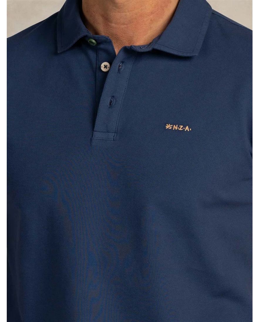 Blauwe poloshirt New Zealand