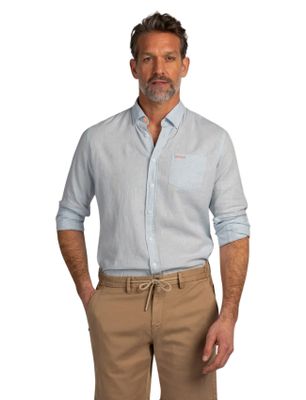 New Zealand Lichtblauw overhemd New Zealand normale fit