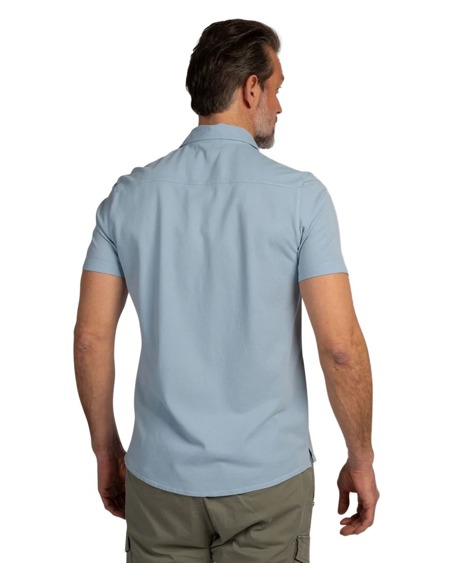 Casual New Zealand overhemd lichtblauw katoen