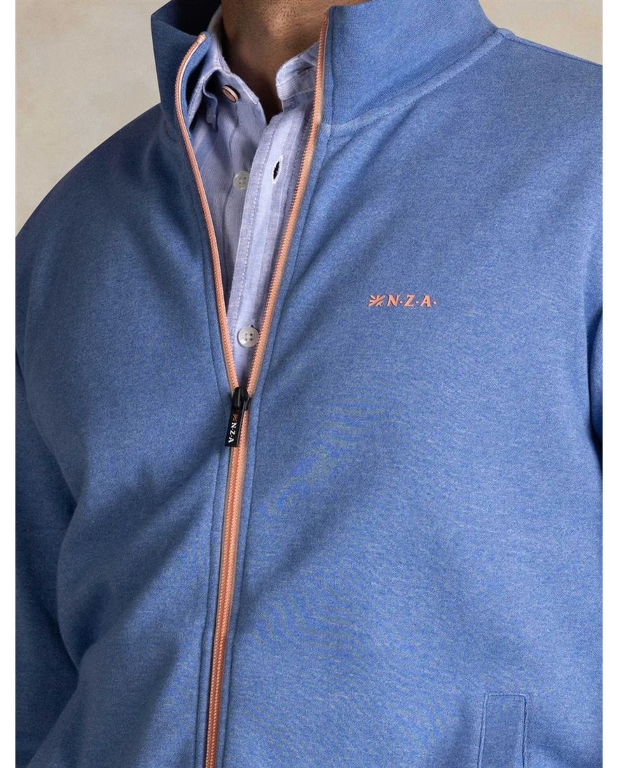 Blauw vest New Zealand normale fit