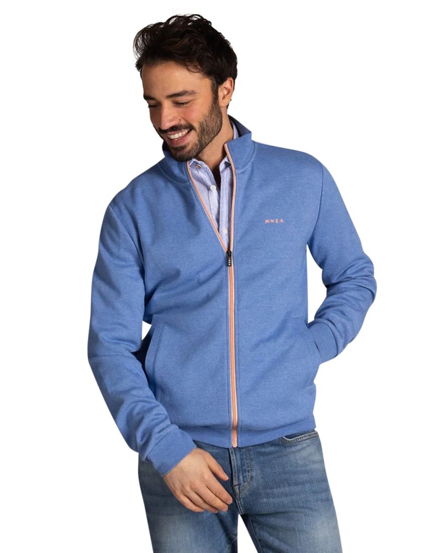 Blauw vest New Zealand normale fit