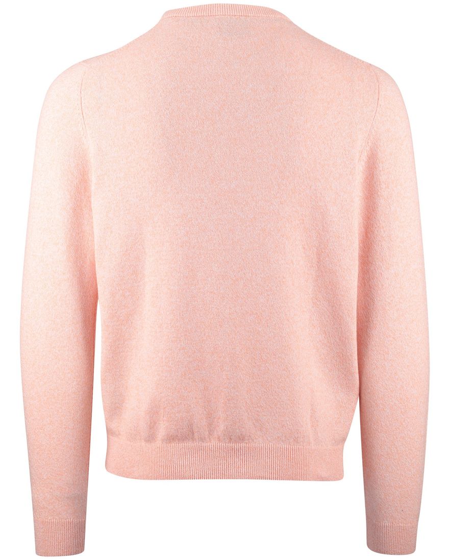 oranje gemeleerde trui New Zealand ronde hals