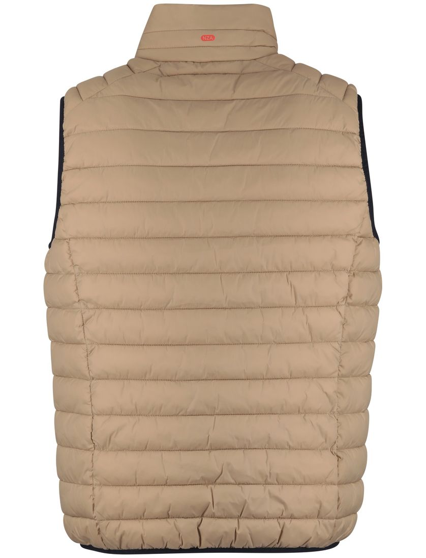 Bodywarmer New Zealand normale fit waterdicht beige