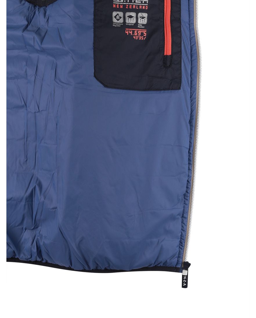 Beige bodywarmer New Zealand waterdicht normale fit