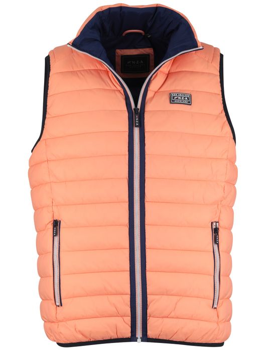 New Zealand bodywarmer oranje gewatteerd waterdicht