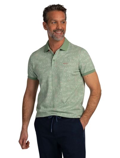 New Zealand Poloshirt New Zealand groen 3 knoops normale fit