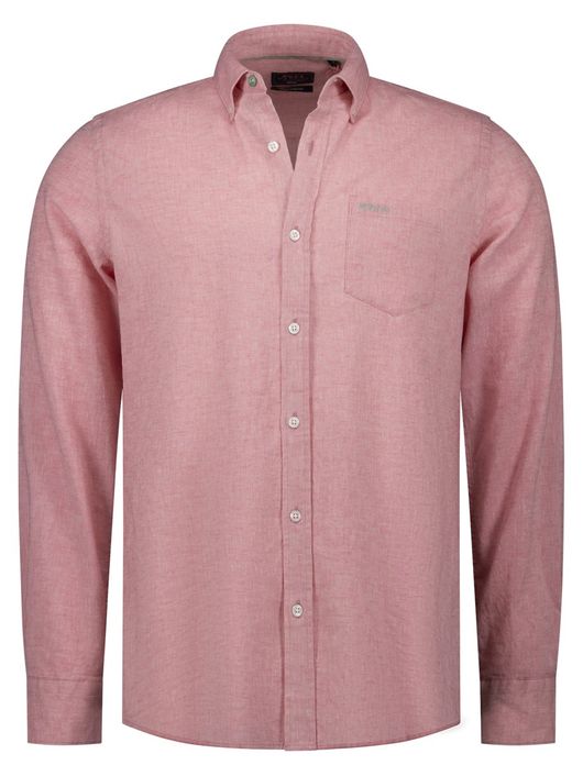 New Zealand casual overhemd roze button-down boord