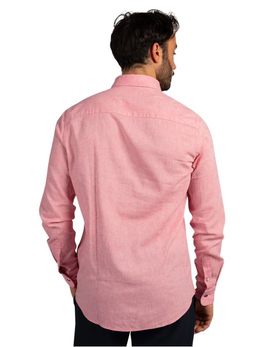 New Zealand casual overhemd roze button-down boord