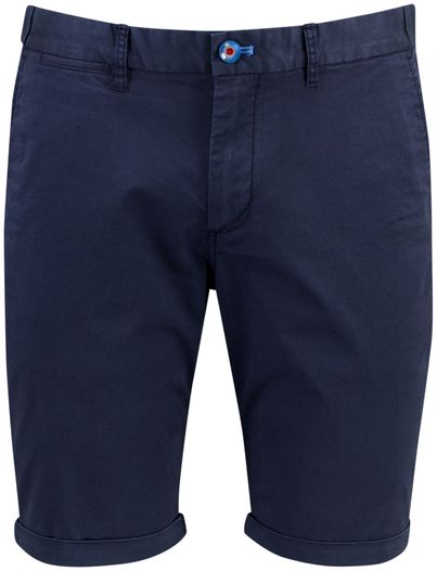 New Zealand Bermuda donkerblauw New Zealand katoen met omslag