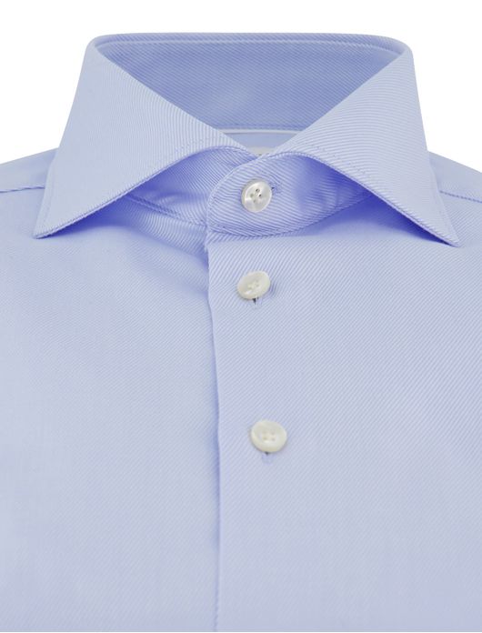 John miller overhemd tailored fit lichtblauw