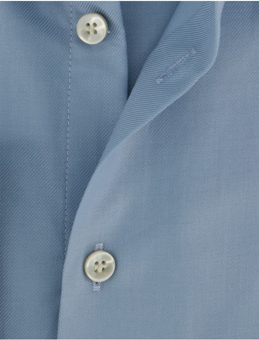 John Miller overhemd tailored fit blauw wide spread