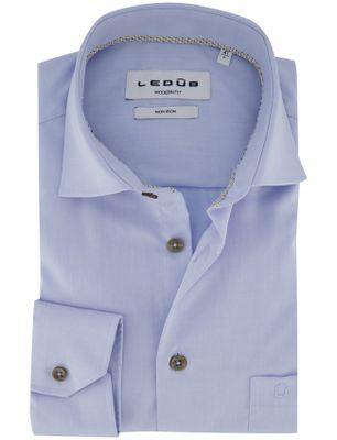 Ledub Strijkvrij Ledub overhemd lichtblauw