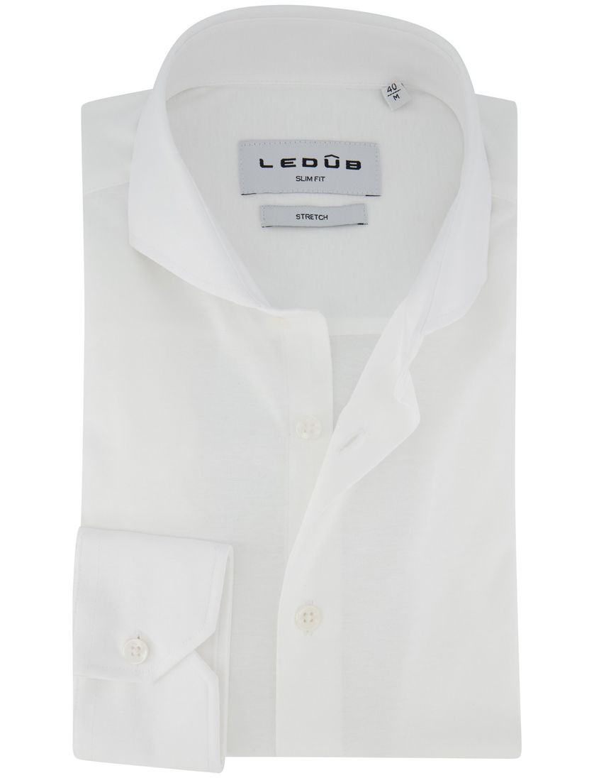 Stretch slim fit Ledub overhemd
