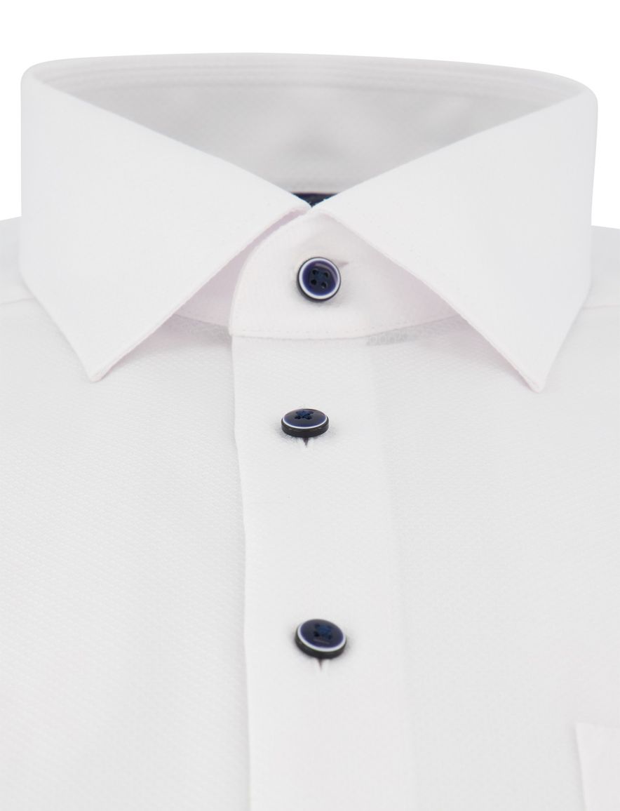 Strijkvrij Wit OLYMP overhemd Modern Fit mouwlengte 7