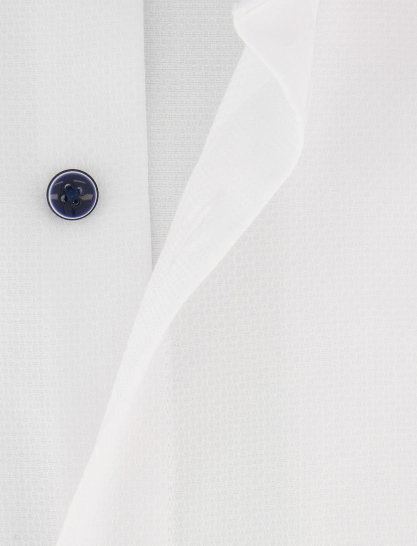 Strijkvrij OLYMP Modern Fit overhemd wit mouwlengte 7