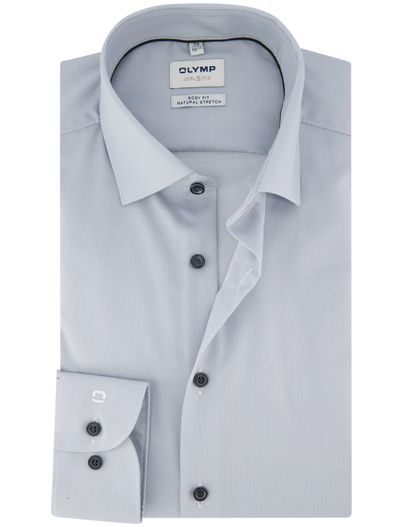 Olymp Overhemd Olymp lichtblauw slim fit semi wide spread boord