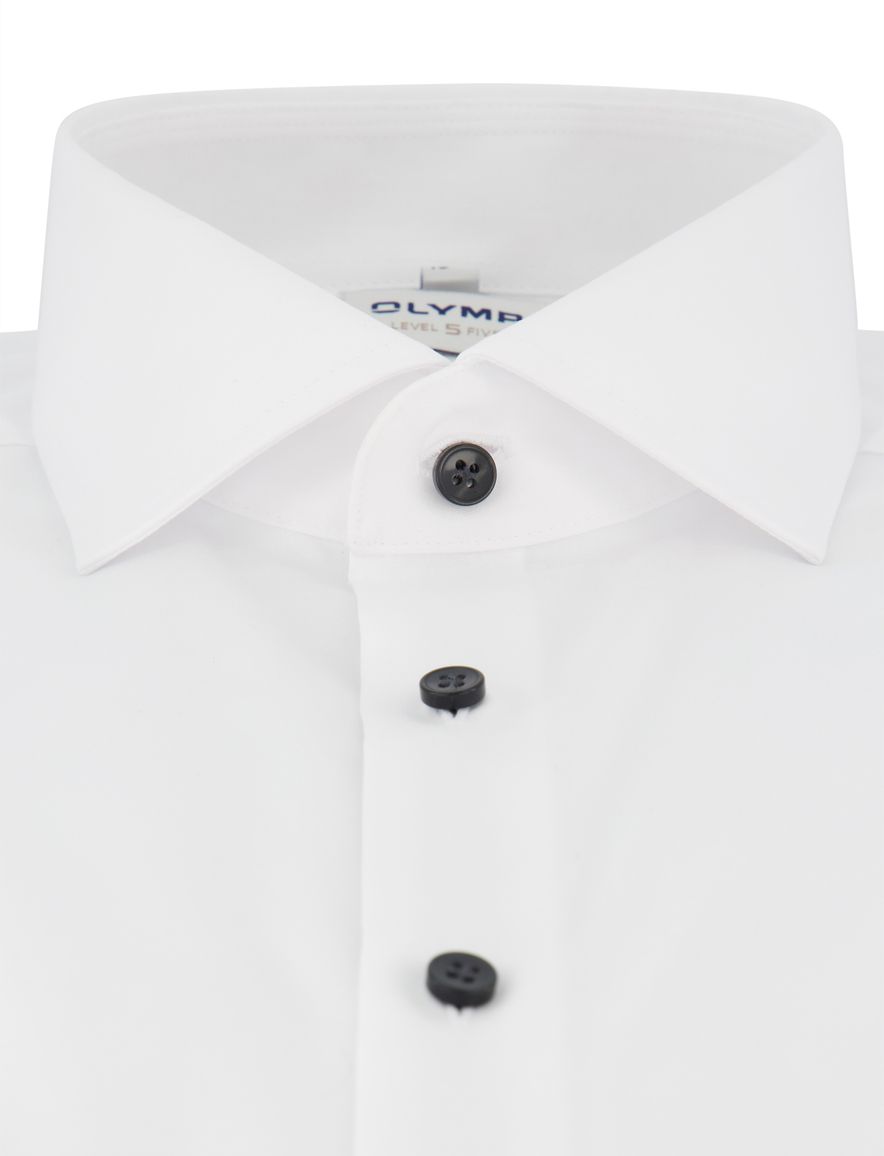 Body fit overhemd Olymp mouwlengte 7 wide spread boord