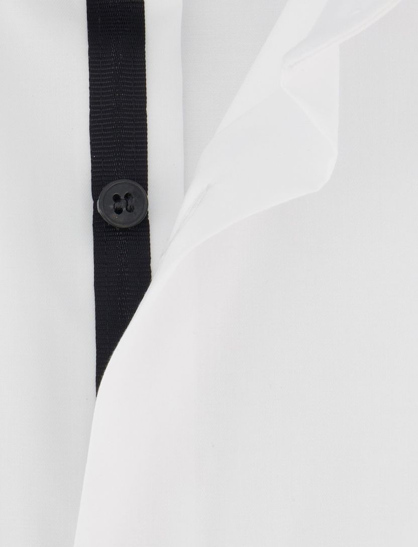 Overhemd body fit wit Olymp mouwlengte 7