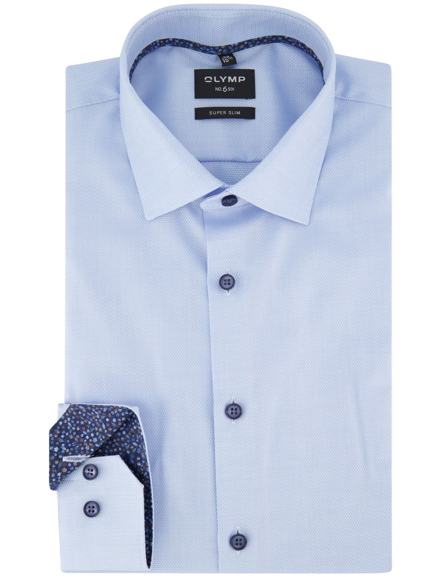 Olymp overhemd lichtblauw super slim fit