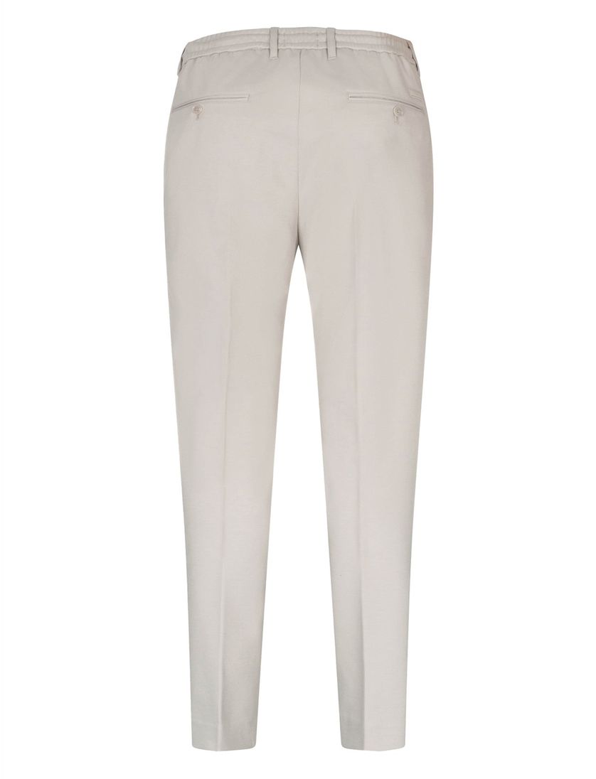 Broek Cavallaro Zeradino elastische band creme normale fit