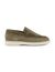 Nette loafers Giorgio groen leer suede effen
