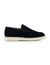 Nette loafers Giorgio donkerblauw leer suede effen