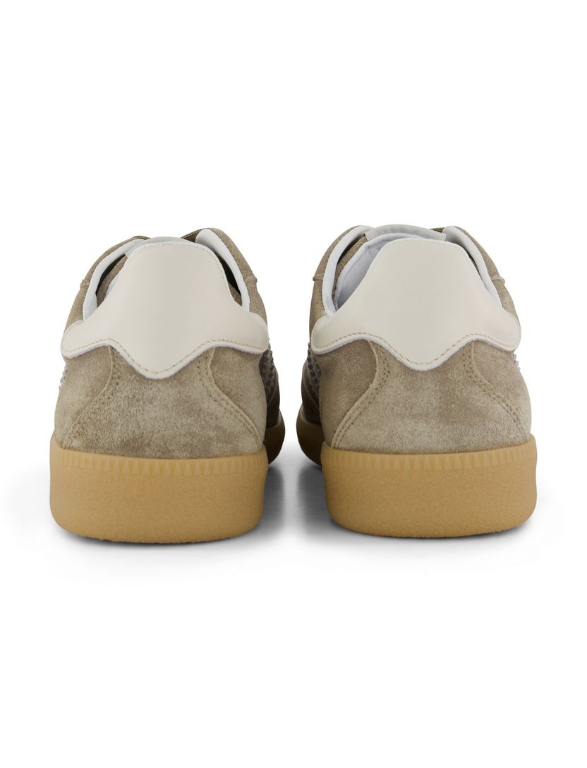 Sneakers Giorgio leer rubber taupe
