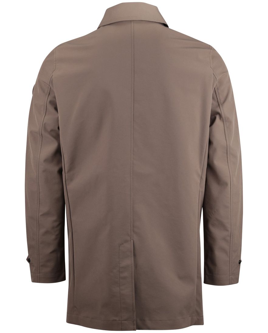 bruine Airforce softshelljas polokraag