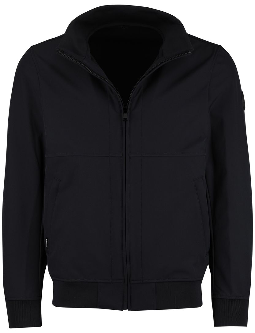 Zomerjas Airforce donkerblauw waterafstotend normale fit rits