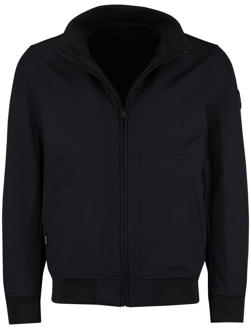 Zomerjas Airforce donkerblauw waterafstotend normale fit rits