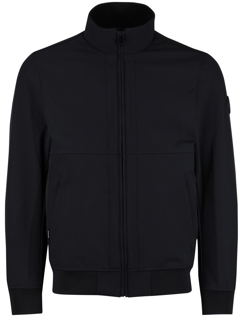 Zomerjas Airforce donkerblauw waterafstotend normale fit rits