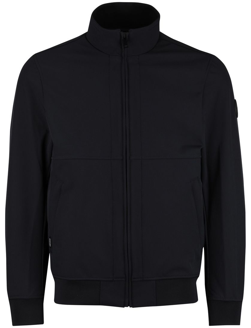 Zomerjas Airforce donkerblauw waterafstotend normale fit rits