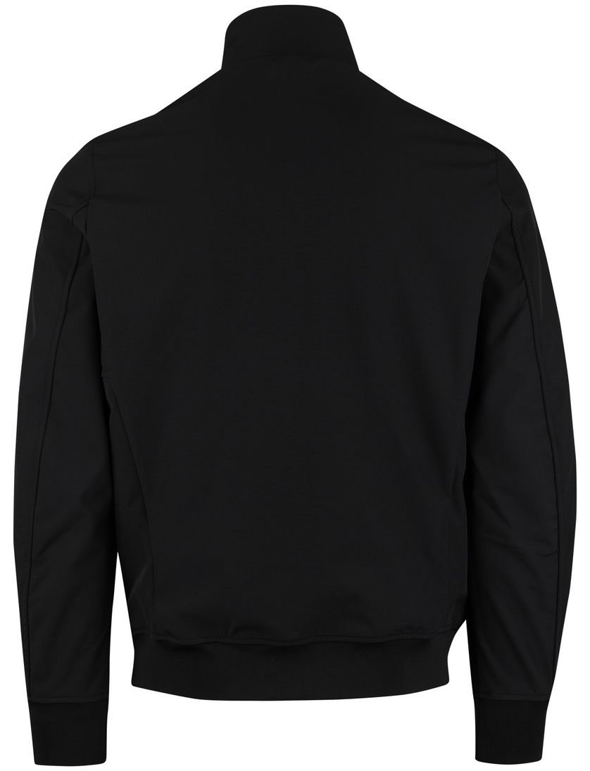 zwart tussenjas polyester voering Airforce opstaande kraag