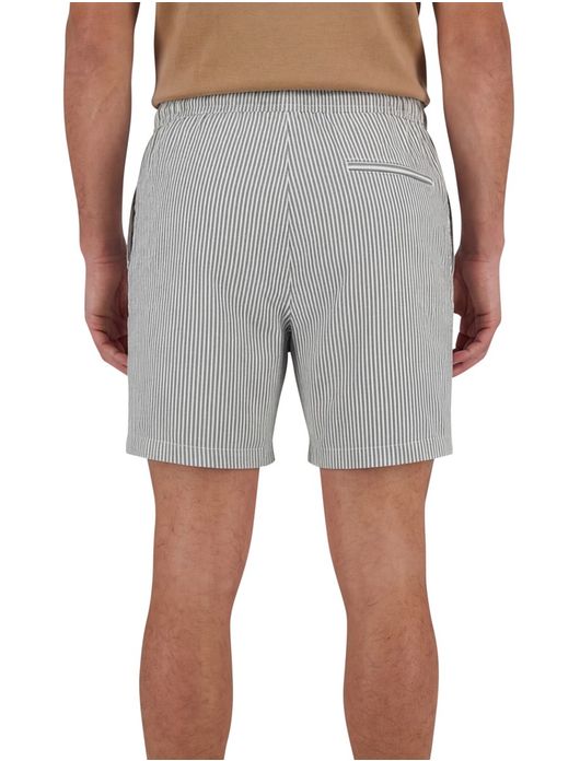 Airforce zwembroek wit navy gestreept