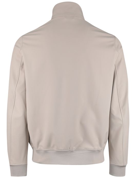 Airforce jack opstaande kraag rits beige