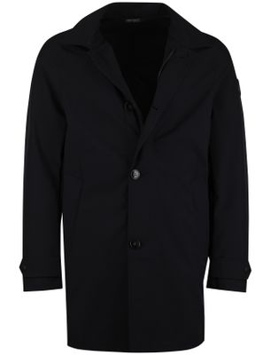 Airforce manteljas navy met rits en knoop polyester Airforce