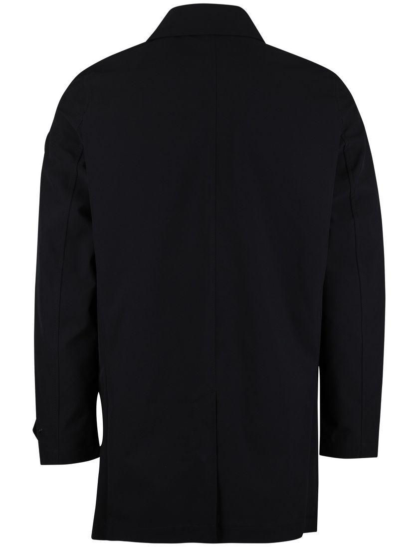 navy tussenjas knopen en rits Airforce slim fit