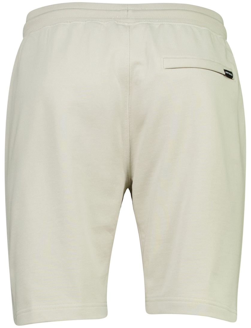 Korte broek Airforce beige slim fit elastische band