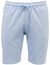 Korte broek Airforce lichtblauw slim fit elastische band