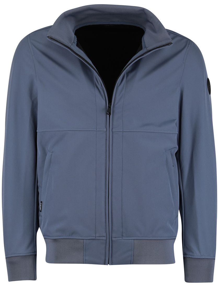 Zomerjas Airforce blauw normale fit rits