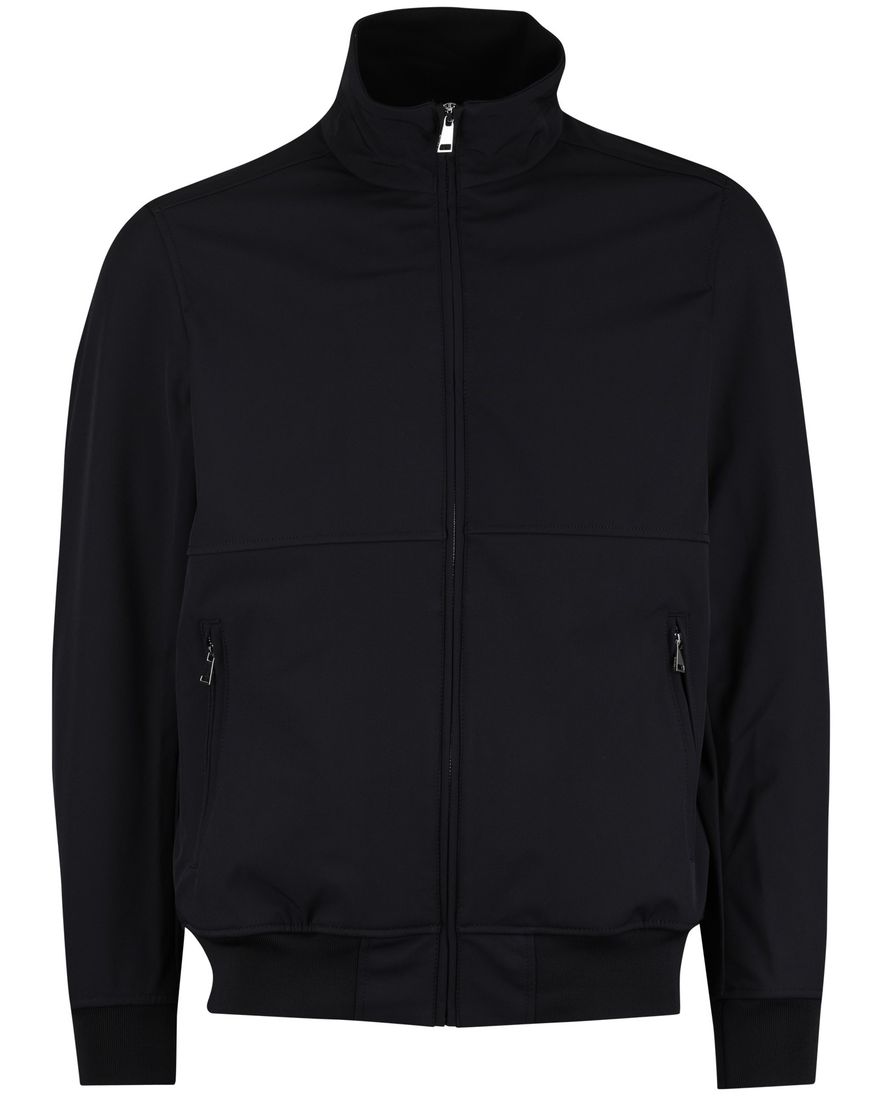 bomberjack navy rits polyester Airforce opstaande kraag