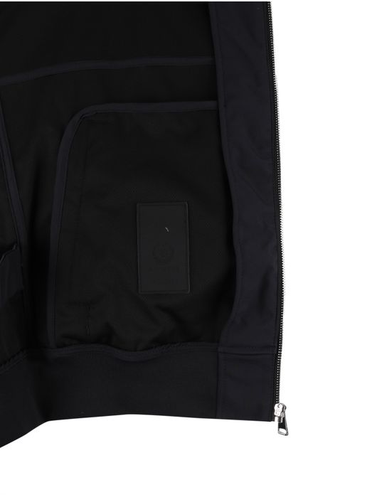 Airforce jack opstaande kraag rits navy