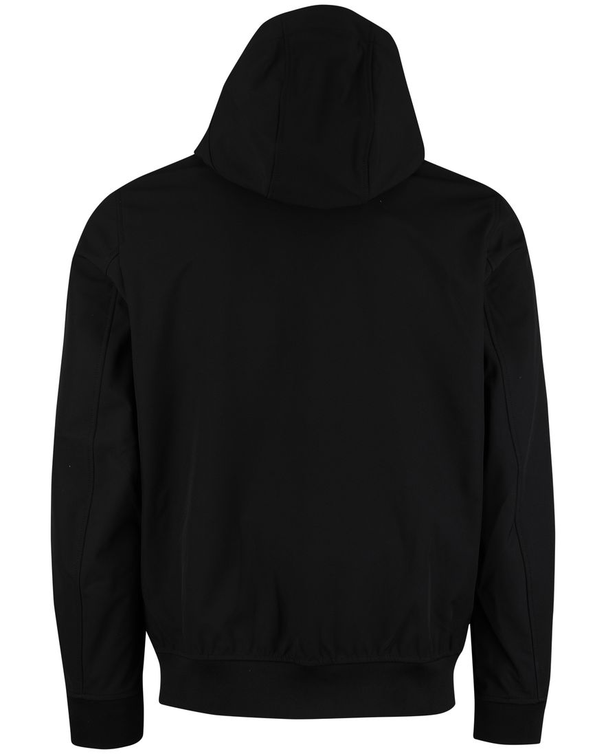 Zwarte zomerjas Airforce een borstzak