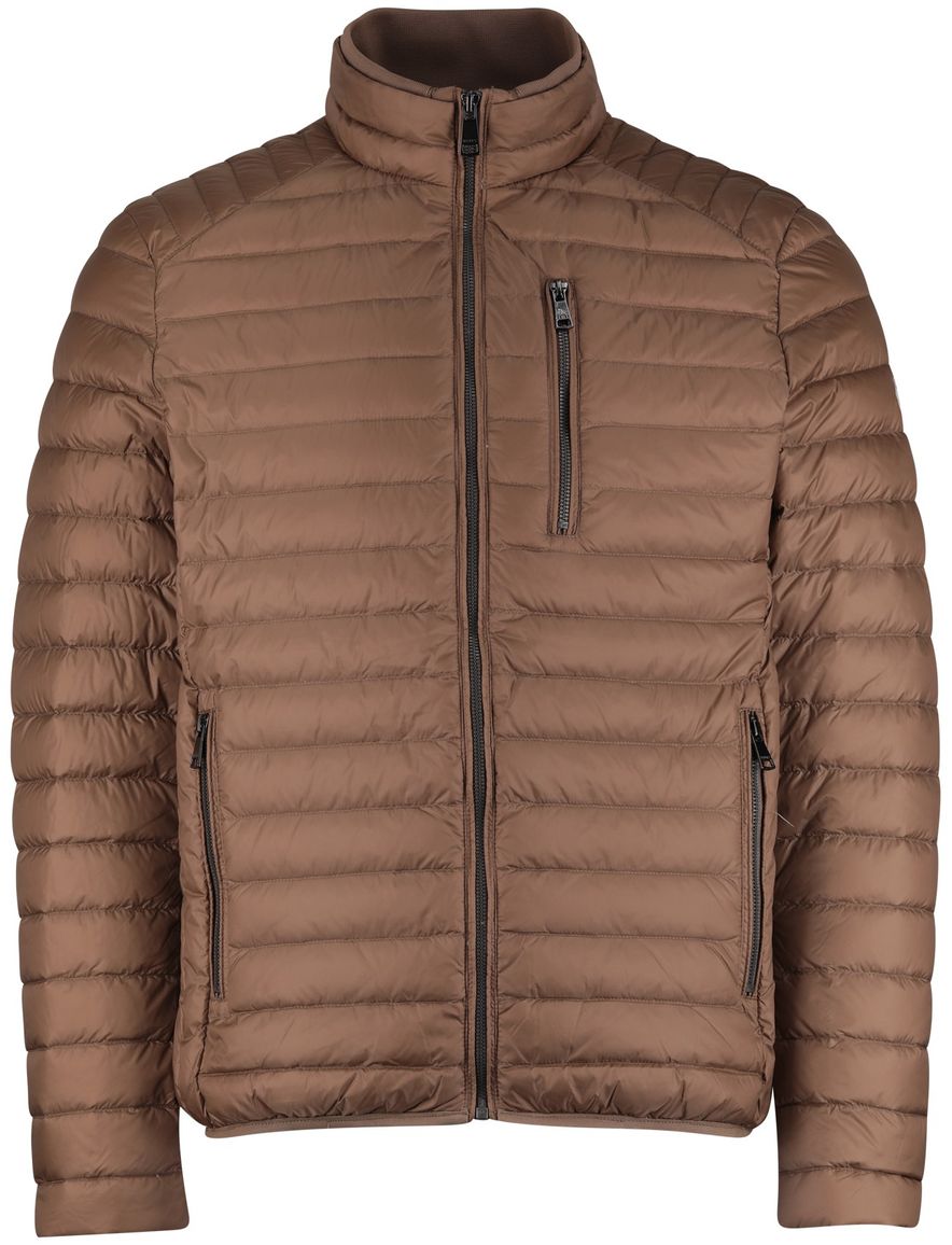 Bruine Reset jas gewatteerd