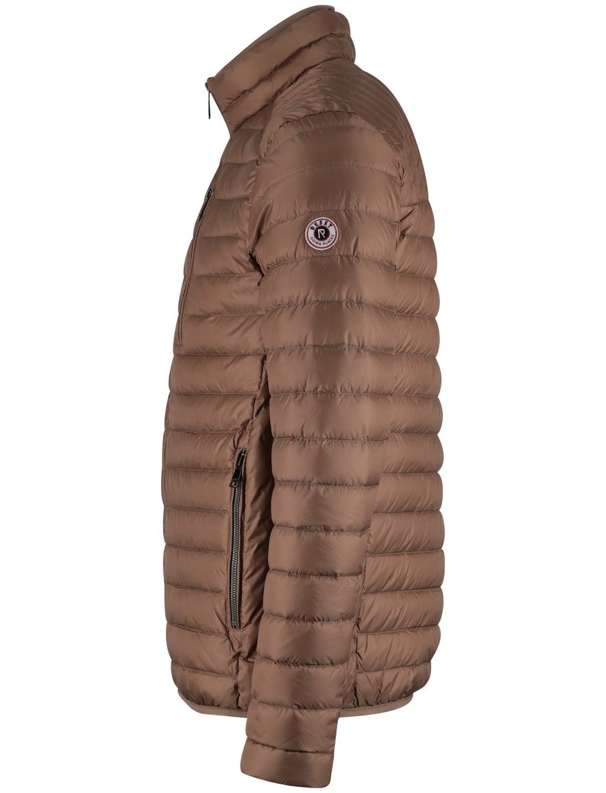 Bruine Reset jas gewatteerd